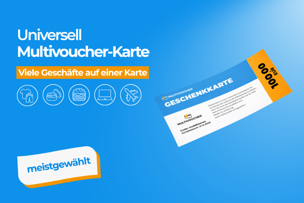 Universeller Geschenkgutschein Multivoucher